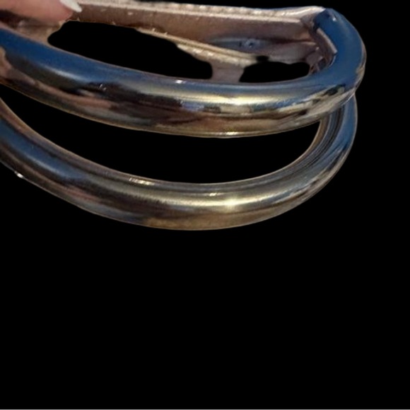 Vintage Furla pale pink embossed python leather large bag - Picture 5 of 12